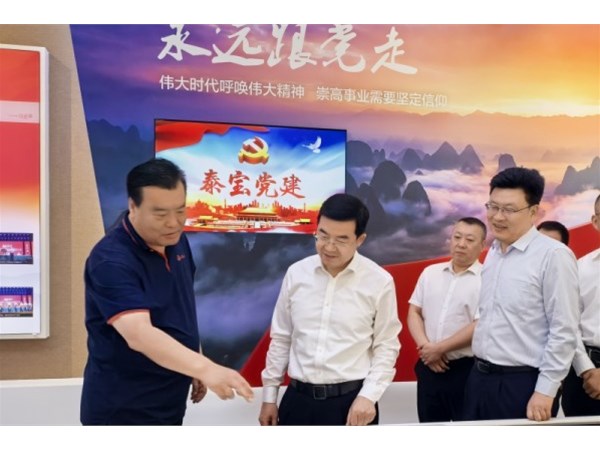 省委常委、副省長(zhǎng)張海波到泰寶集團(tuán)調(diào)研